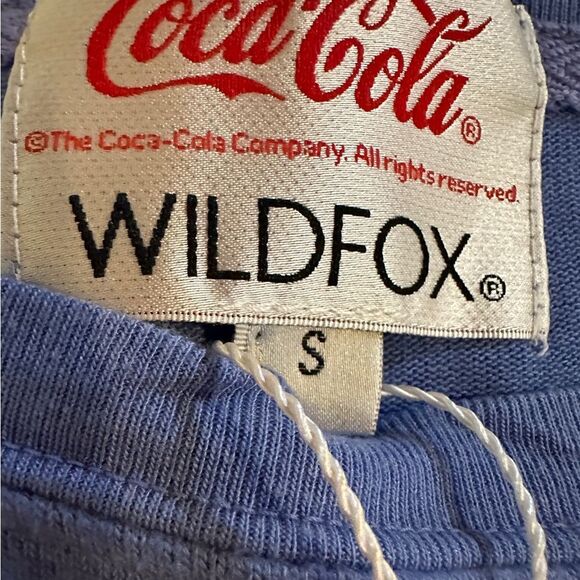 WILDFOX BAGGY BEACH JUMPER AND COCA COLA CAN’T BEAT THE FEELING NWT SWEATSHIRT - Picture 7 of 9